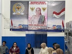 Anggota DPD RI Dinda Rembulan Sosialisasikan Empat Pilar MPR RI di Kelurahan Pintu Air